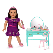 Raquel’s™ Vintage Vanity for 18-inch Dolls (Girl of the Year™ 2026) L7