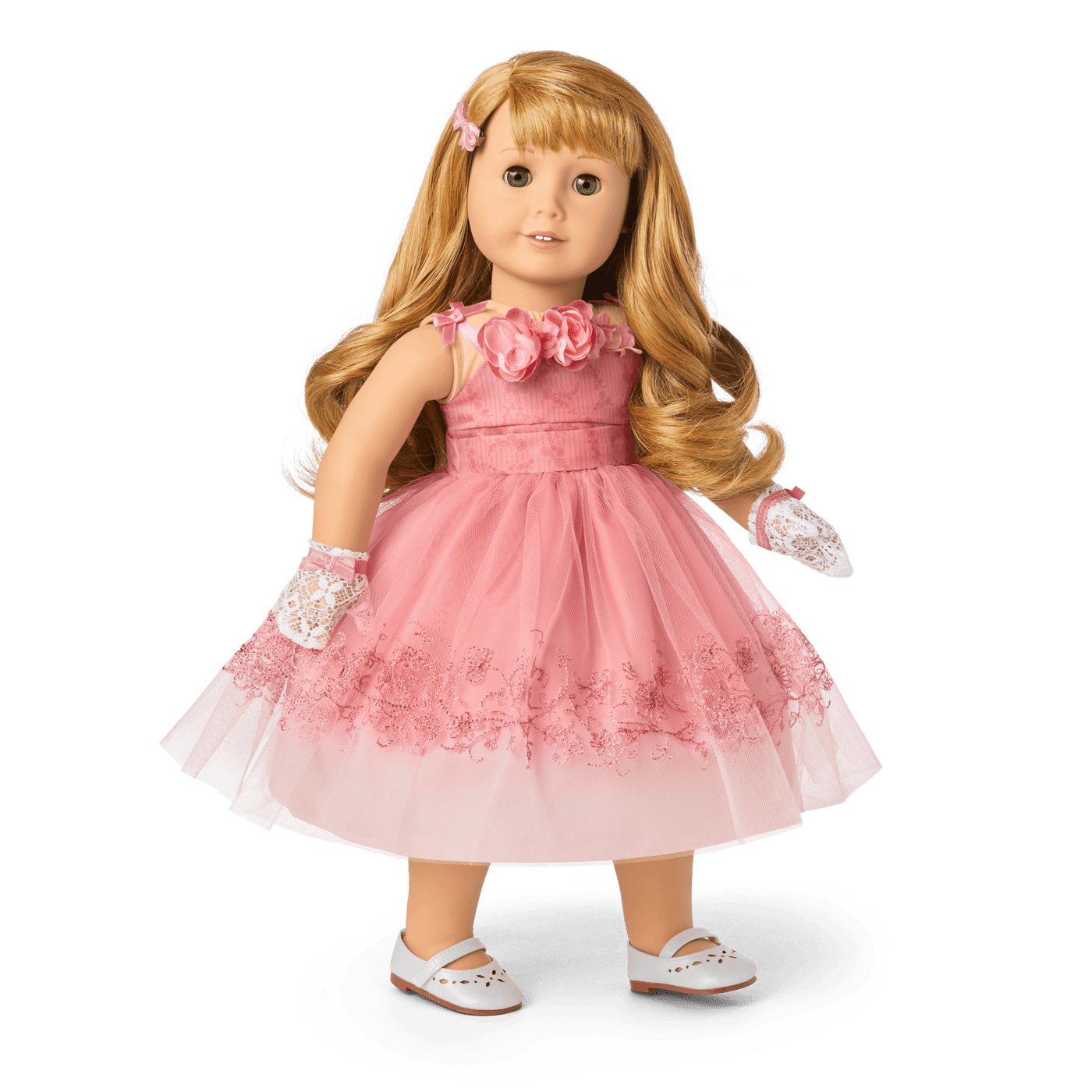 Maryellen’s™ Pretty Pink Dress for 18-inch Dolls (Historical Characters) W6