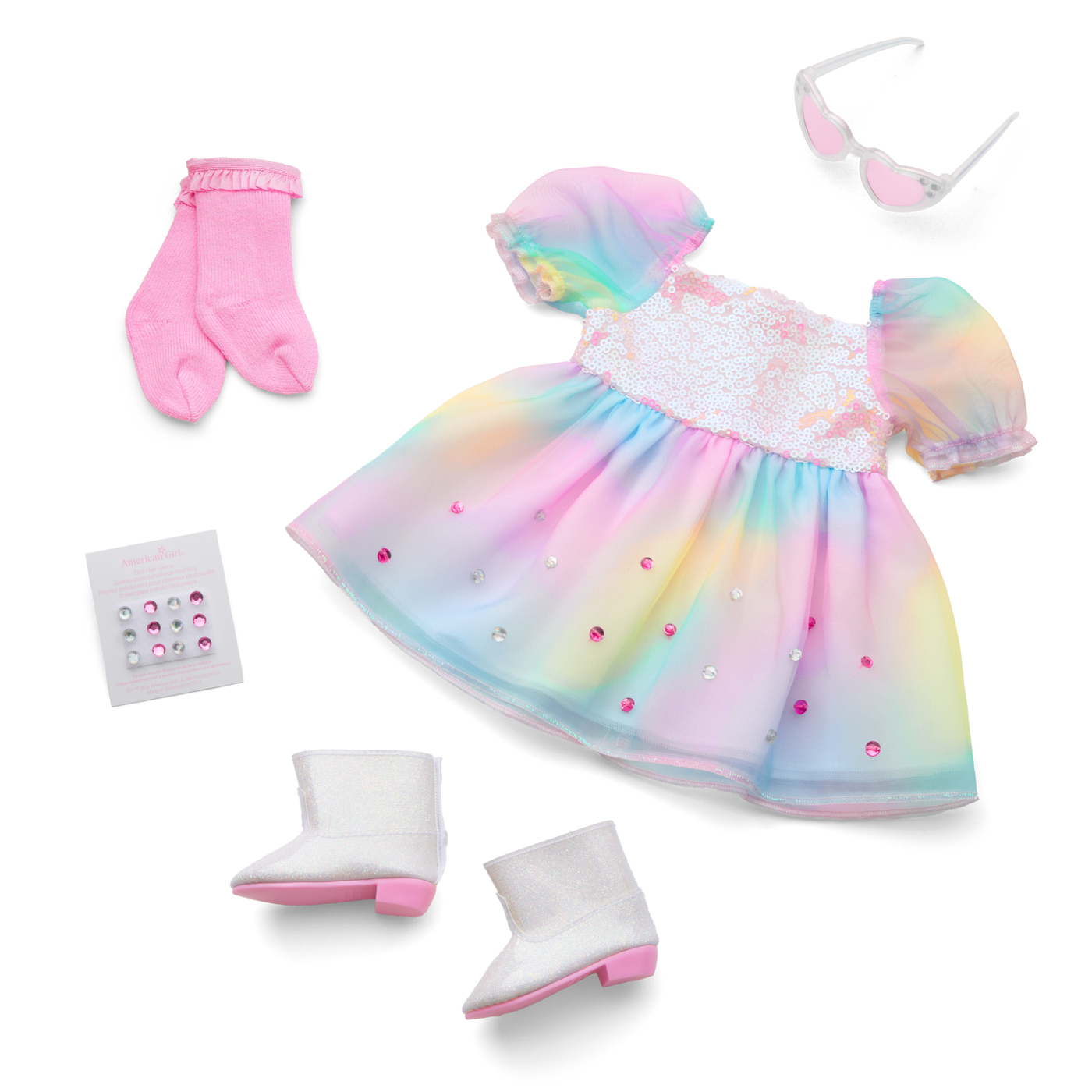 October Opal Obsession Outfit for 18-inch Dolls K6