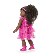 Pink Party-Ready Dress for 18-inch Dolls L6