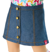 Truly Me™ 18-inch Doll #110 with wavy blonde hair W2