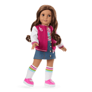 Truly Me™ 18-inch Doll #117 with wavy dark-brown hair Q3