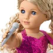 American Girl® x Megan Moroney Guitar & Mic Stand for 18-inch Dolls X6