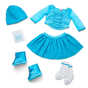 December Blue Brilliance Topaz Outfit for 18-inch Dolls O1