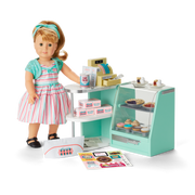 Maryellen’s™ Seaside Diner Bakery Case for 18-inch Dolls (Historical Characters) C2