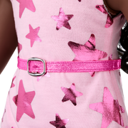 Glam Pink Cowgirl Outfit for 18-inch Dolls K9