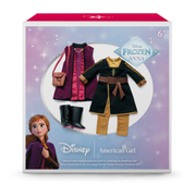 Disney Frozen Anna Adventure Outfit & Travel Bag for 18-inch Dolls by American Girl® K8