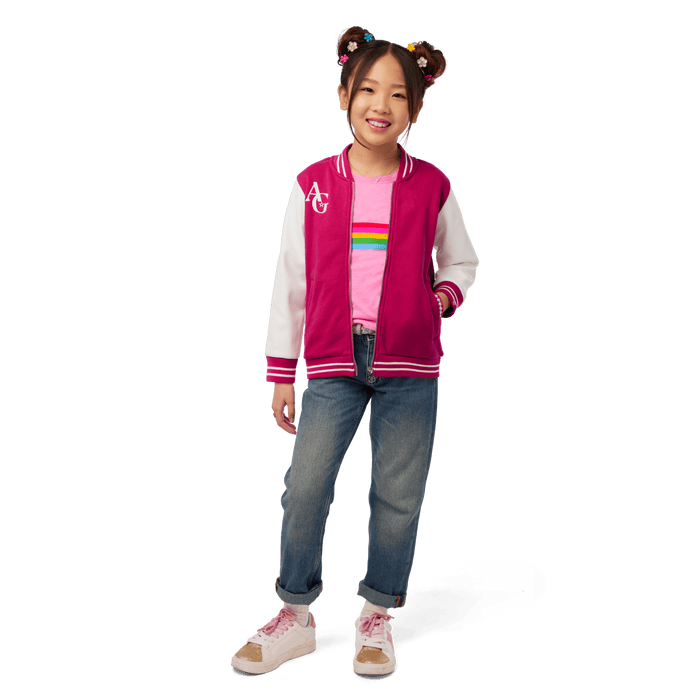 AG™ Star Squad Varsity Jacket for Girls W5