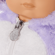 Lovable Lavender Bear One-Piece Outfit for Bitty Baby® Dolls R1