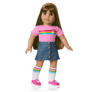 Truly Me™ 18-inch Doll #122 with straight dark-brown hair P4