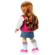 Truly Me™ 18-inch Doll #103 with wavy red hair F1