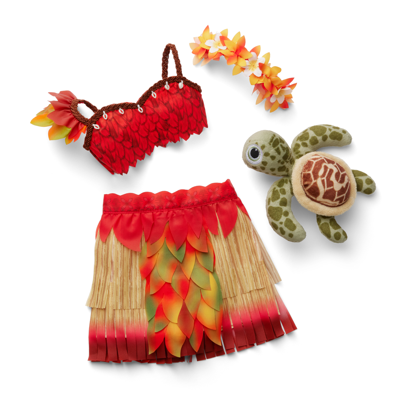 Disney Moana Wayfinder Outfit & Sea Turtle Plush for 18-inch Dolls by American Girl® H8
