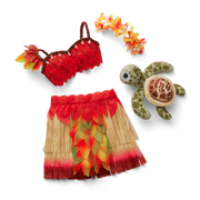 Disney Moana Wayfinder Outfit & Sea Turtle Plush for 18-inch Dolls by American Girl® H8