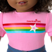 Truly Me™ 18-inch Doll #112 with curly dark-brown hair X5