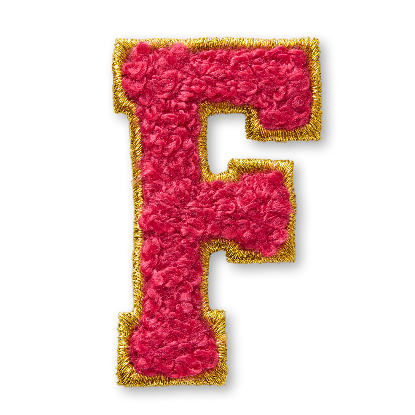 AG™ Letter F Stick-On Patch X3