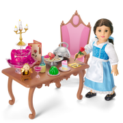 Disney Princess Belle Enchanted Castle Dining Set & Friends for 18-inch Dolls by American Girl® E8