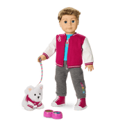 Truly Me™ 18-inch Doll #104 with straight caramel hair E6