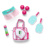 Raquel's™ Pickleball Bag & Paddle Set for 18-inch Dolls (Girl of the Year™ 2026) T5