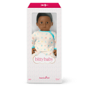 Bitty Baby® Doll #1 with black hair in Pastel Blue R9