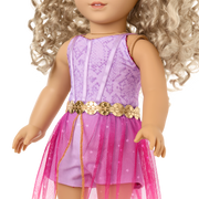 Glam Sparkly Concert Outfit for 18-inch Dolls H8
