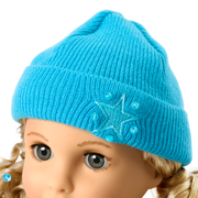December Blue Brilliance Topaz Outfit for 18-inch Dolls O1