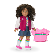 Truly Me™ 18-inch Doll #132 with curly dark-brown hair D2