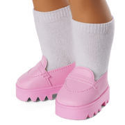 Pink & Preppy Outfit for 18-inch Dolls F3
