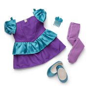 Courtney’s™ Bow-dacious Party Dress for 18-inch Dolls (Historical Characters) I5