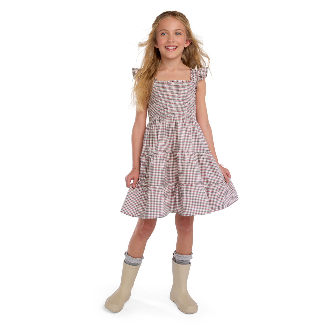 American Girl® x Hill House Home Tiny Ellie Nap Dress for Girls (Samantha™ Print) W0