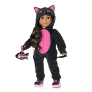 Claws & Cuddles Cat Costume for 18-inch Dolls C2