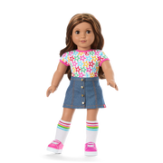 Truly Me™ 18-inch Doll #117 with wavy dark-brown hair Q3
