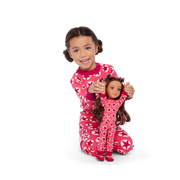 American Girl® x Hanna Andersson Berry Bright Stars Pajamas for 14.5-inch Dolls X0