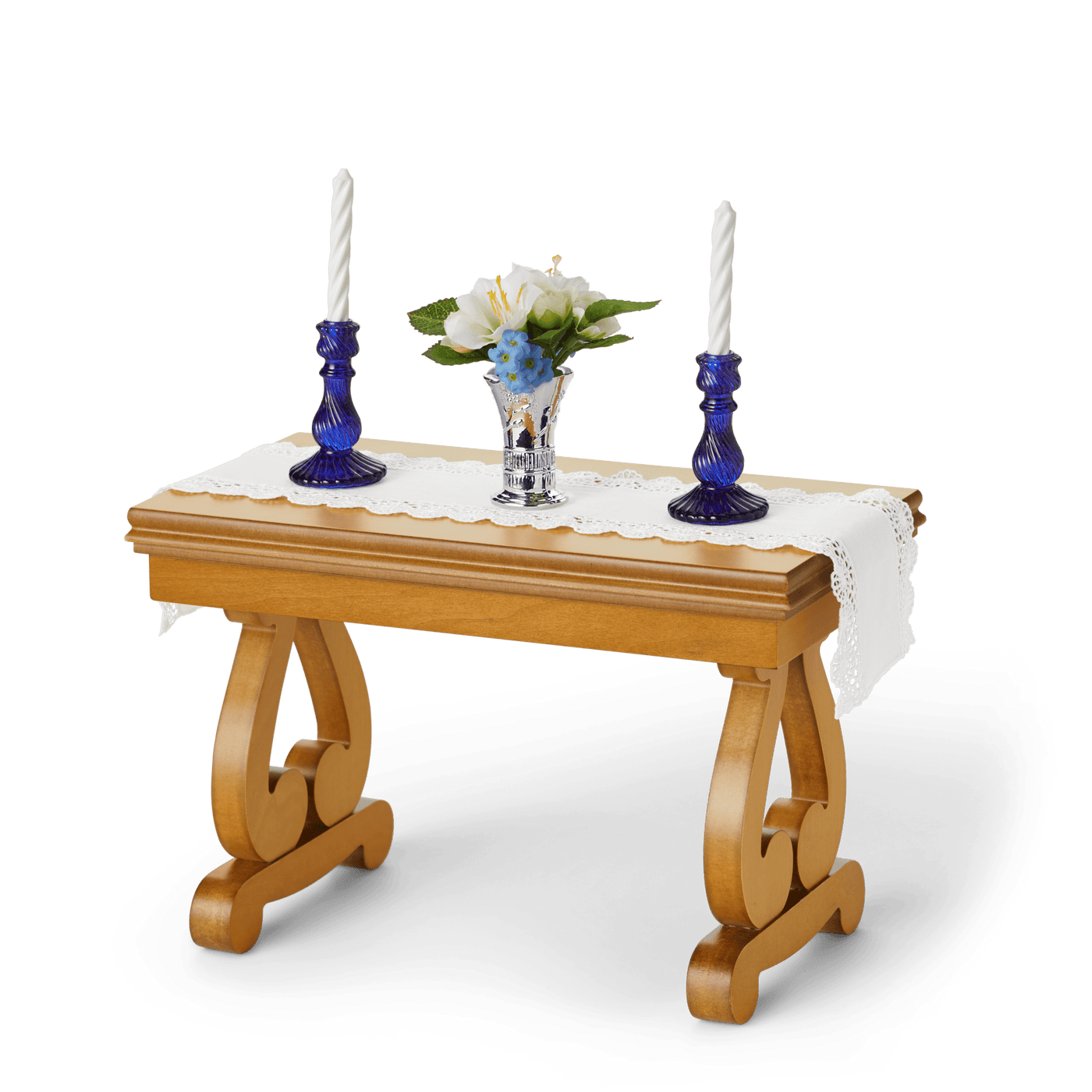 Rebecca’s™ Parlor Table for 18-inch Dolls (Historical Characters) S2