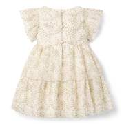 American Girl® x Janie and Jack Sparkly Cream Celebration Dress for Little Girls & Girls L4