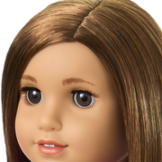 Truly Me™ 18-inch Doll #107 with straight brown hair T1