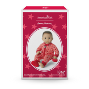 American Girl® x Hanna Andersson Berry Bright Stars Pajamas for Bitty Baby® Dolls O7