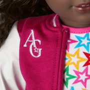 Truly Me™ 18-inch Doll #127 with curly dark-brown hair Z7