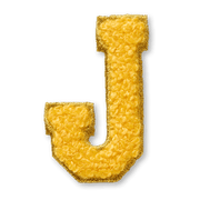 AG™ Letter J Stick-On Patch A1