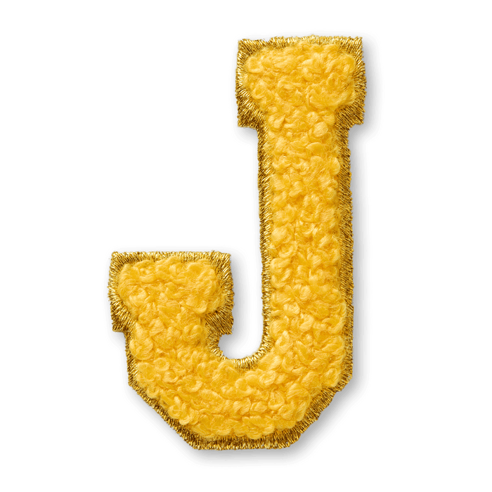 AG™ Letter J Stick-On Patch A1