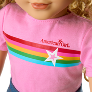 Truly Me™ 18-inch Doll #115 with curly blonde hair D7
