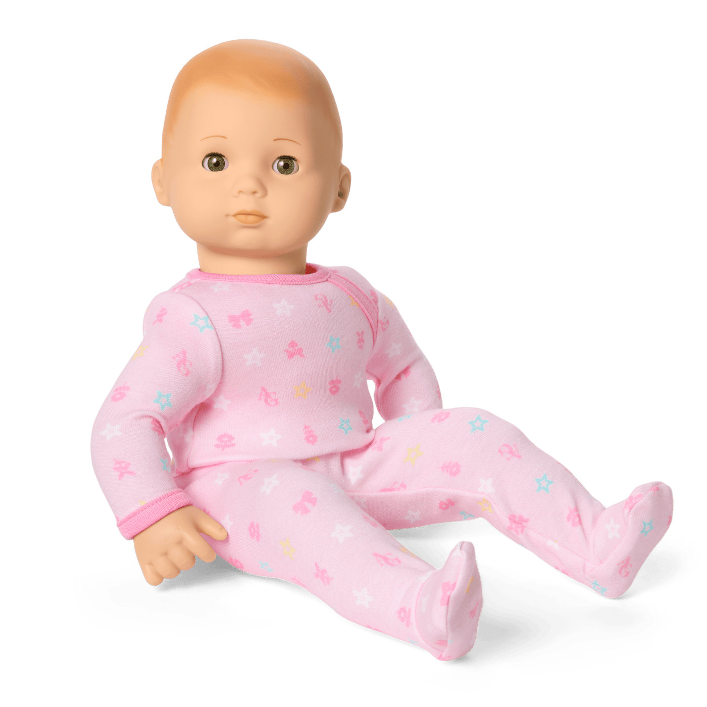 Bitty Baby® Doll #6 with red hair in Pastel Pink F6