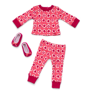 American Girl® x Hanna Andersson Berry Bright Stars Pajamas for 18-inch Dolls B2