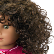 Truly Me™ 18-inch Doll #132 with curly dark-brown hair E2