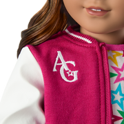 Truly Me™ 18-inch Doll #117 with wavy dark-brown hair Q3