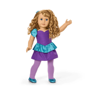 Courtney’s™ Bow-dacious Party Dress for 18-inch Dolls (Historical Characters) I5