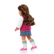 Truly Me™ 18-inch Doll #117 with wavy dark-brown hair Q3