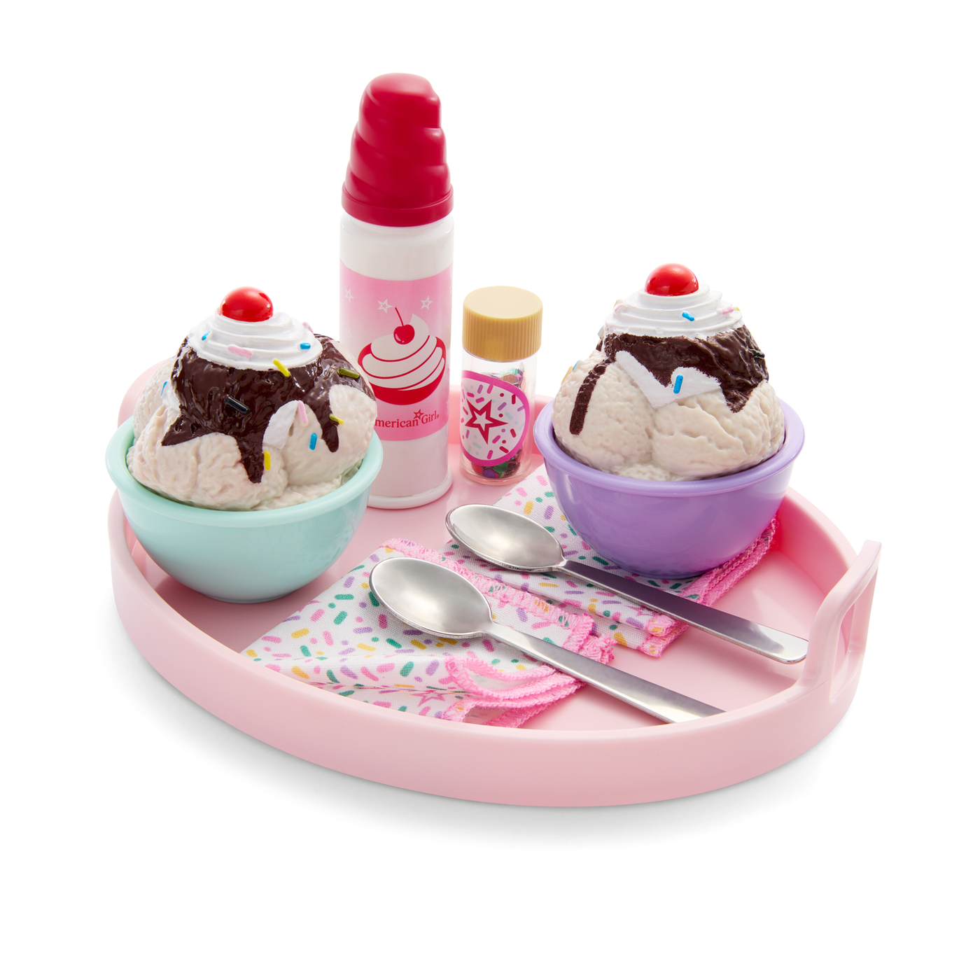 Sundaes for Two Set for 18-inch Dolls F9