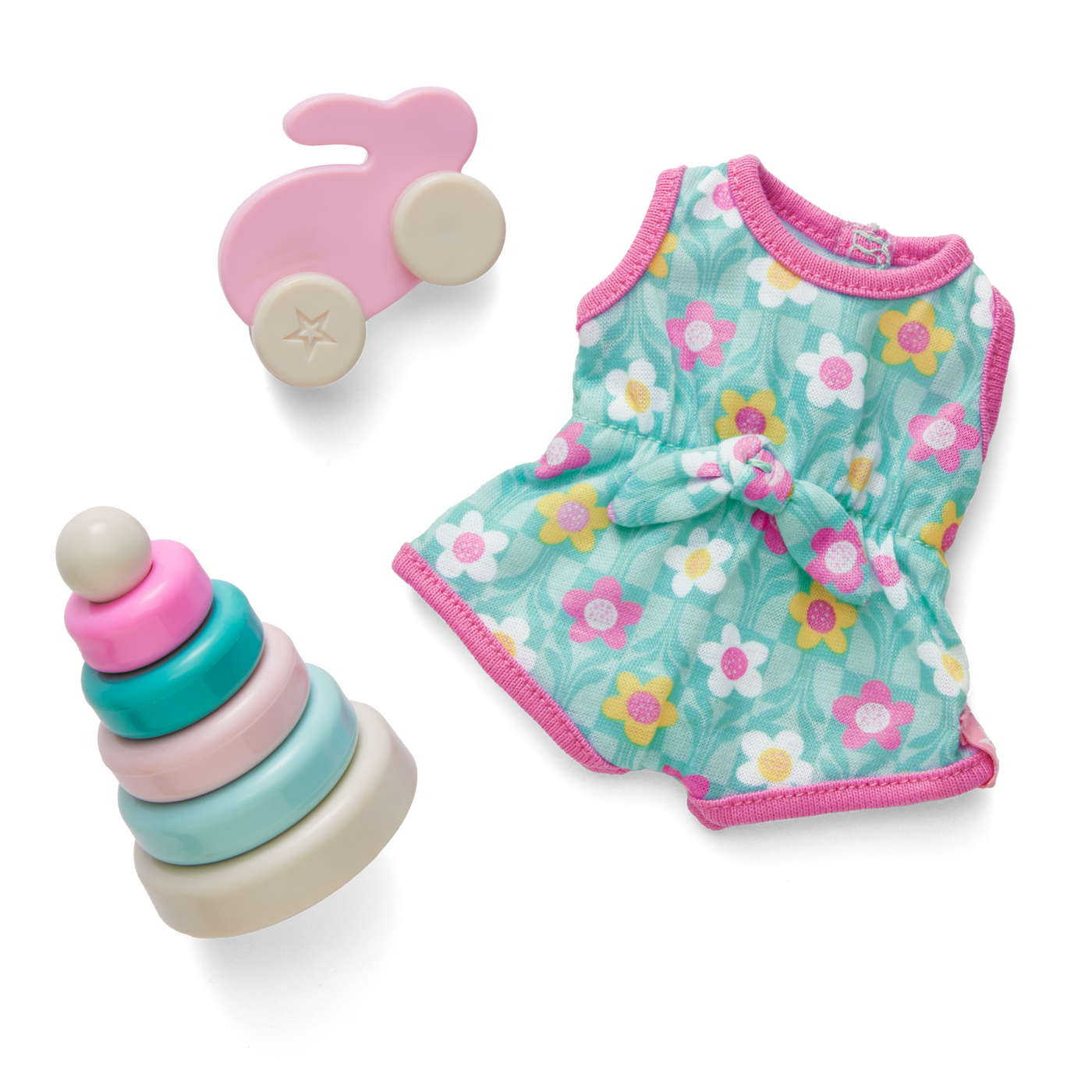 Little Bitty Baby™ Flower Romper & Play Set for 7.75-inch Dolls H0