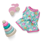 Little Bitty Baby™ Flower Romper & Play Set for 7.75-inch Dolls H0
