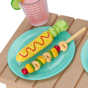 Raquel's™ Beach Chairs & Barbecue Set for 18-inch Dolls (Girl of the Year™ 2026) J0